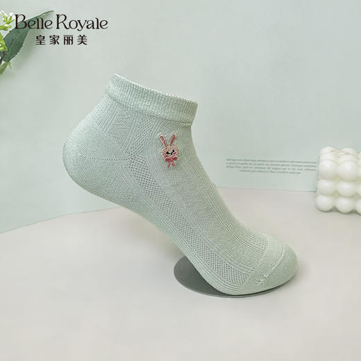 【49元5双，数量拍5】新款夏季薄款女袜透气轻薄简约凉快WZM3470 商品图2