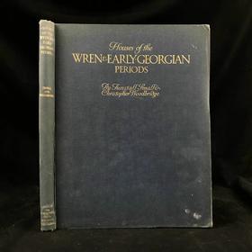 约20世纪早期 雷恩与乔治时期早期房屋图集 约百幅插图 布面精装大16开