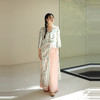 绽放293朵/复古花卉设计感扭结田园感竖条纹中袖开襟外搭连衣裙 商品缩略图3