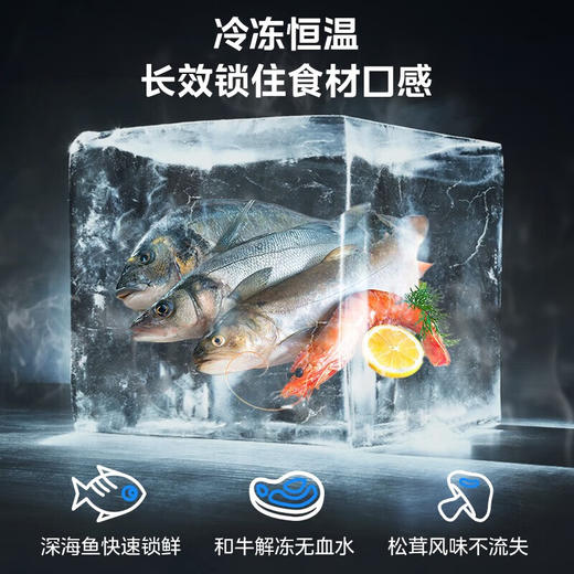 美的（Midea）微晶系列无缝嵌入式冰箱十字四开门家用超薄一级变频大容量除菌净味口感保鲜BCD-651WSGPZMA 宁静灰 商品图5