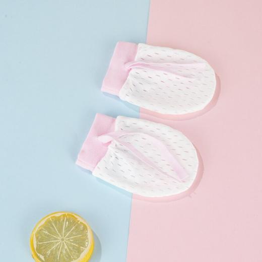 【新生儿防抓伤神器！】婴儿纯棉防抓手套0-12个月宝宝透气轻薄防护手套新生儿防啃咬薄款 商品图11