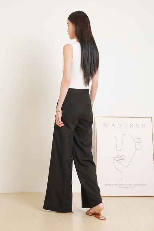 AMII/艾米 V领无袖马甲外套长裤套装 12031 商品图6