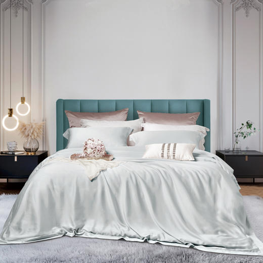 利路米百支纯色奥地利兰精天丝面料四件套  浅灰 商品图0