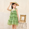 【时尚花边吊带tutu连衣裙】2024夏季新款女童花边吊带tutu连衣裙女宝宝可爱网纱蓬蓬公主裙女 商品缩略图3
