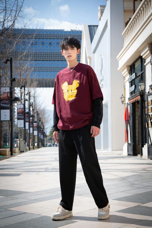 S415812031卡通印花短袖T恤 商品图3