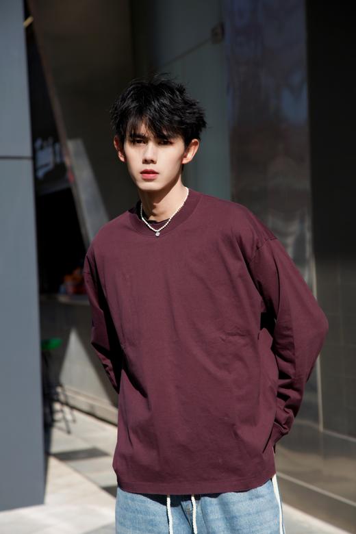 S41031178纯色长袖T恤 商品图2