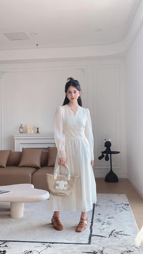 浪漫轻盈！时尚优雅收腰显瘦仙女连衣裙