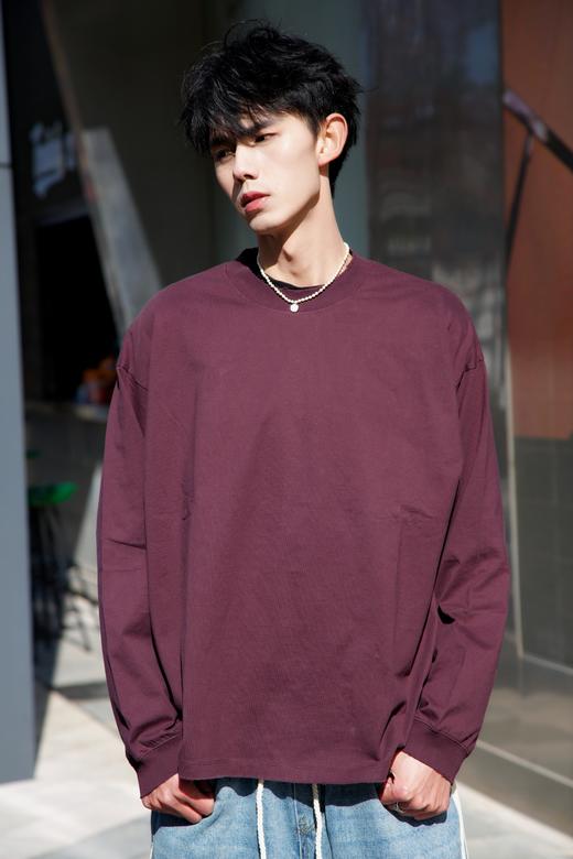 S41031178纯色长袖T恤 商品图0