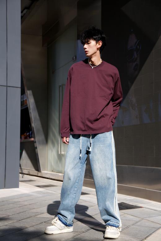 S41031178纯色长袖T恤 商品图3