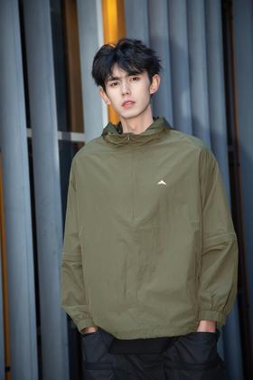 S415861150休闲帽衫梭织卫衣