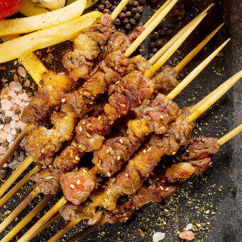 大庄园 牛肉烧烤串 400g（约20串)   腌制调理半成品 商品图3