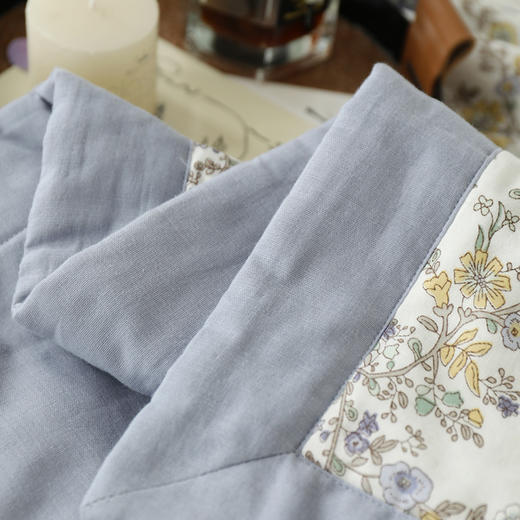 【春上新】10楼 安睡宝 全棉双层纱棉花夏被-悦柔 吊牌价1299-1599元 活动价399-499元 商品图3