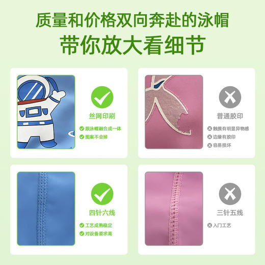 【PU泳帽 涂层防水舒适不勒头】防晒男女加大游泳帽 夏季海边泳池游泳 国庆出游 商品图1