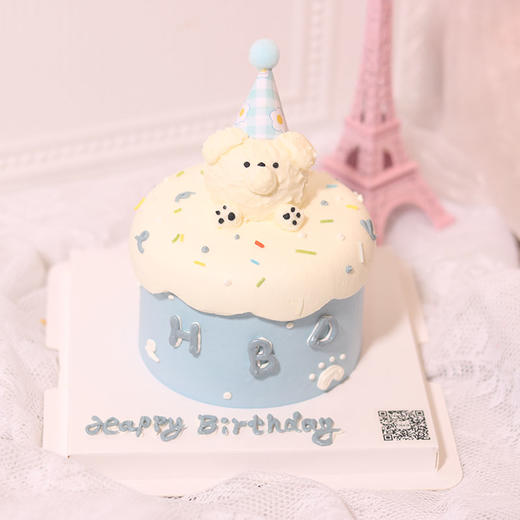 蓝白可爱小熊kc584 商品图0