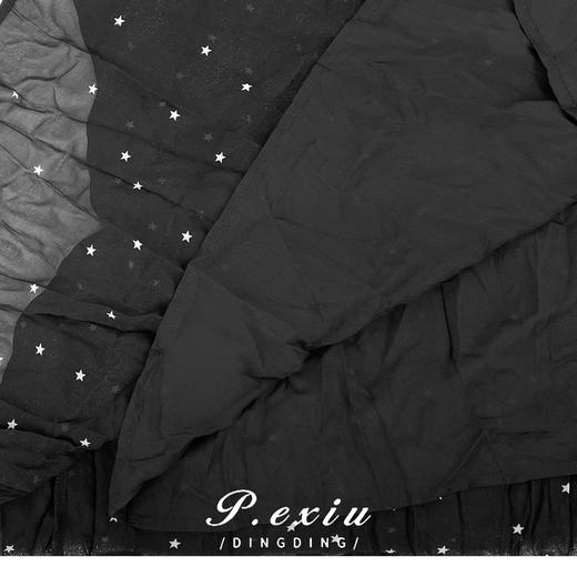 03-3潘依绣丁丁宠粉PanYiXiu/潘依绣【星星裙】韩系清新气质修身显瘦吊带连衣裙 K5631 商品图3