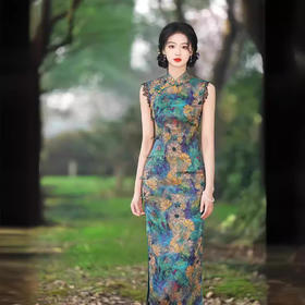 MYJ-无袖旗袍新款改良年轻款少女复古民国风老上海高级感日常可穿