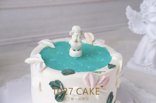 1027CAKE | 许愿池蛋糕 喷泉 天使 商品图2