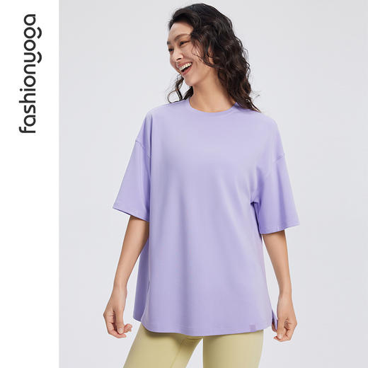 【特卖不退换】F14312基础圆领宽松款短袖 商品图14