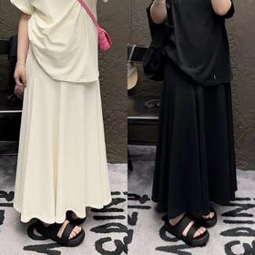 2024佳佳同款  气质显瘦全松紧腰鱼尾半身裙