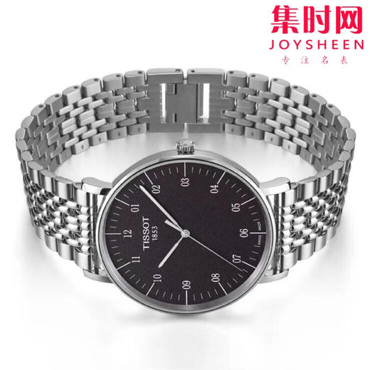 原单品质 Tissot,原厂  天梭款魅时T109系列，超薄简单大方，非常有英伦的帅气。蓝宝石玻璃，原装瑞士ETA机芯，～40mm表径，配全套包装。 商品图1