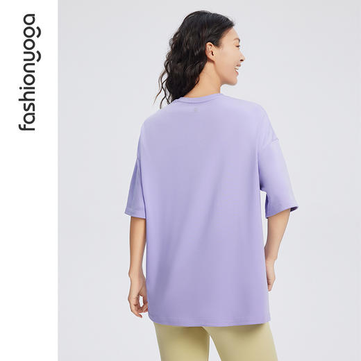 【特卖不退换】F14312基础圆领宽松款短袖 商品图7