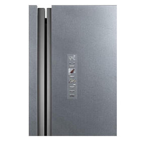 美的对开门风冷一级双变频急速冰箱 美的BCD-549WKGPZM(Q)海砂银