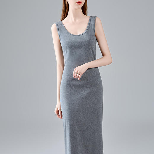 高级感内搭打底，长款遮屁股上衣吊带背心裙XY-DY340881-HCL 商品图3
