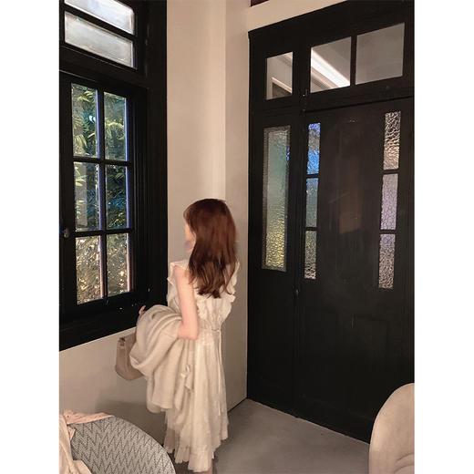 XS码 金蘑菇菇 伦敦罗曼史/ 中古私服真丝裙 轻奢风初秋收腰连衣裙 商品图1