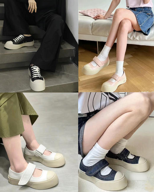 现货 THS 4.20-限时 玛尼家 经典厚底玛丽珍大头娃娃鞋 4色 BZ1167 商品图0