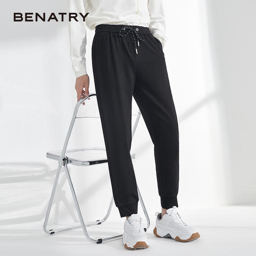 贝纳川新款男士休闲裤韩版修身小脚裤EAY132002402 商品图3