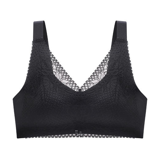 【大码大红新品内衣，泰国乳胶杯】性感镂空蕾丝，深V聚拢，大胸显瘦，尽显胸器完美，聚拢、收副乳，性感、优雅、舒适，内外兼修，快来拥有吧！ 商品图5