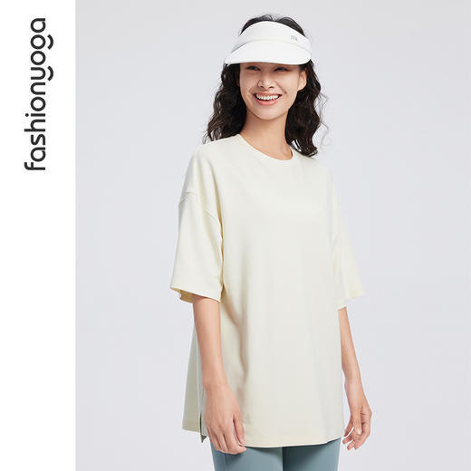 【特卖不退换】F14312基础圆领宽松款短袖 商品图5