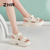 ZHR则则厚底运动凉鞋女2024新款百搭夏季外穿防滑魔术贴沙滩鞋女 商品缩略图5