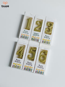 数字蜡烛（下单备注数字）