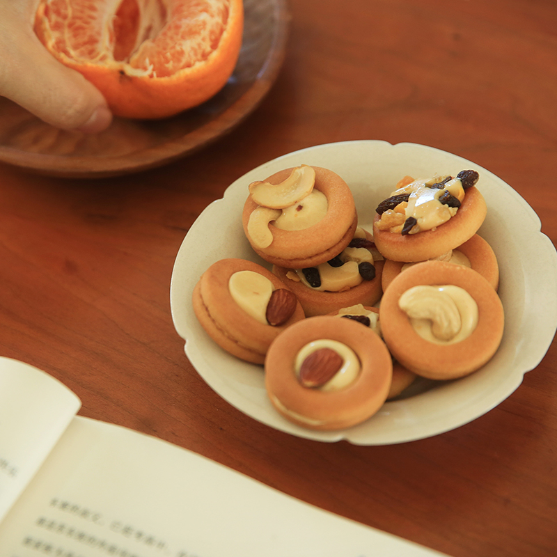 浔隐山网红零食牛扎坚果小饼多种口味混合装层层拉丝 160g/袋