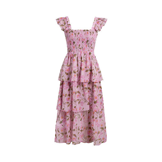 【合作款】HeyDress小飞袖印花蛋糕连衣裙 商品图4