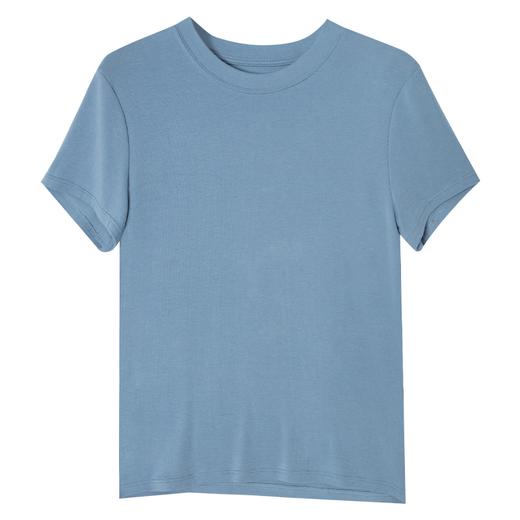 西嘉C+IMPRESS/西嘉奥地利兰精天丝真丝混纺柔软云朵莫代尔t恤女夏季T2402027 商品图4