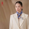 SAINTJOY/上久楷 女式真丝方巾   迷幻梦 FJS23056 商品缩略图1