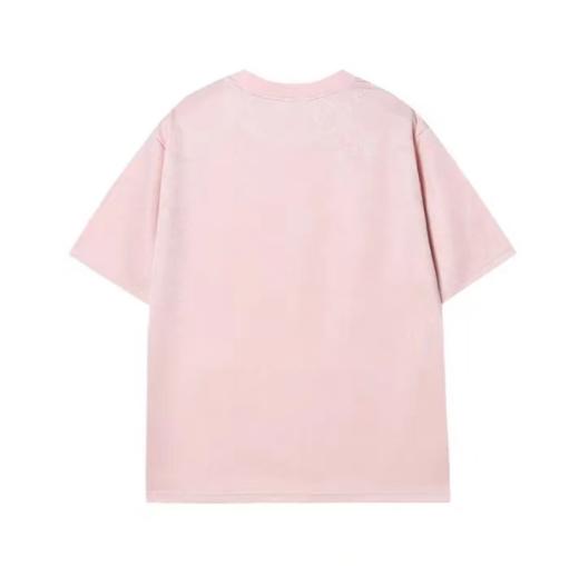 T857夏季时尚国风庄园提花男女情侣短袖国潮百搭休闲T恤宽松上衣 商品图1