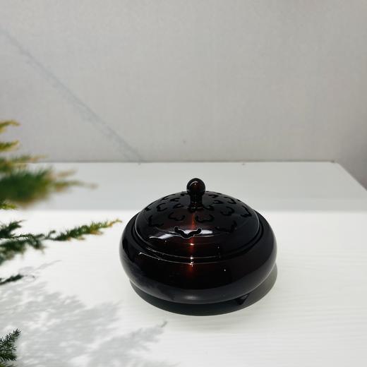 三足莲花盖铜香炉 商品图3