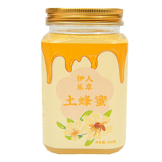 桃花峁纯正天然农家土蜂蜜500g/瓶 商品图0