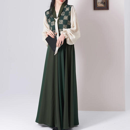 裁缝学苑AS232唐制汉服唐褙子套头圆领衫改良八破裙纸样女装打板 商品图2