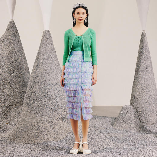 优雅复古氛围感针织毛衫上衣女春装 商品图2