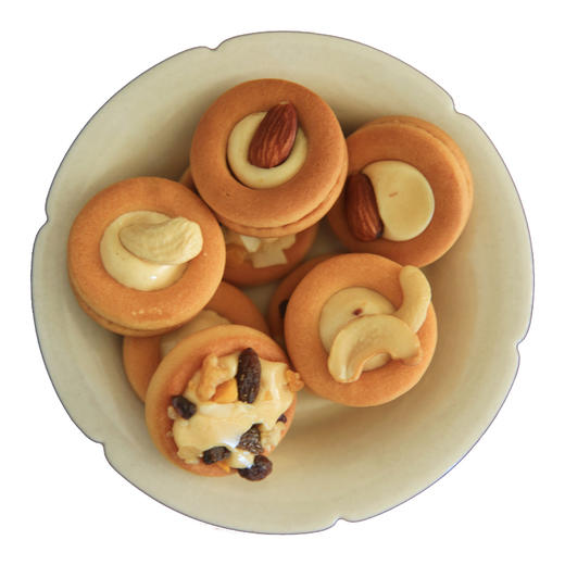 浔隐山网红零食牛扎坚果小饼多种口味混合装层层拉丝 160g/袋 商品图5