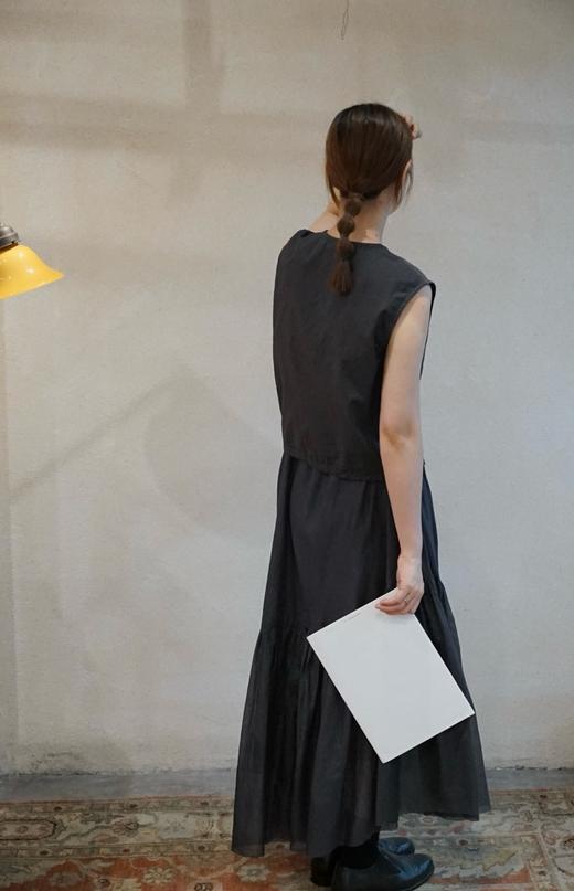 elsa esturgie 休闲灰黑细纹马夹 商品图7