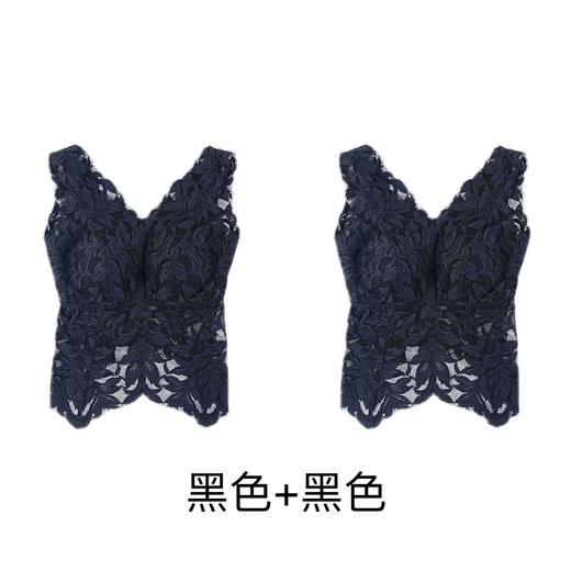 西子/【花漾】蕾丝美背可拆卸胸垫内搭内衣打底舒适无钢圈背心/MNC112 商品图4