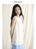 ForPoem 现货 24/SS原创设计褶皱肌理拼色无袖简约背心连衣裙 商品缩略图3