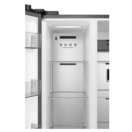 美的对开门风冷一级双变频急速冰箱 美的BCD-549WKGPZM(Q)海砂银 商品图4