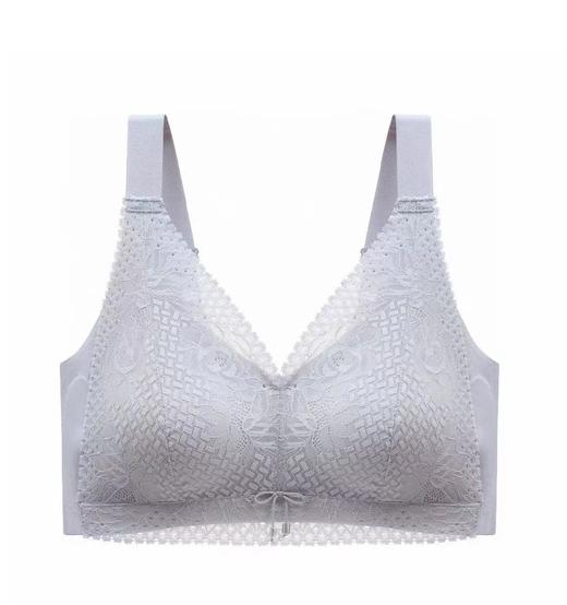 【大码大红新品内衣，泰国乳胶杯】性感镂空蕾丝，深V聚拢，大胸显瘦，尽显胸器完美，聚拢、收副乳，性感、优雅、舒适，内外兼修，快来拥有吧！ 商品图9