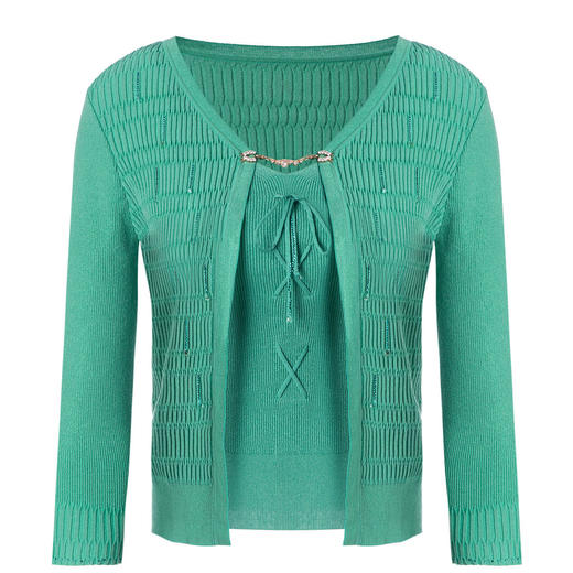 优雅复古氛围感针织毛衫上衣女春装 商品图1